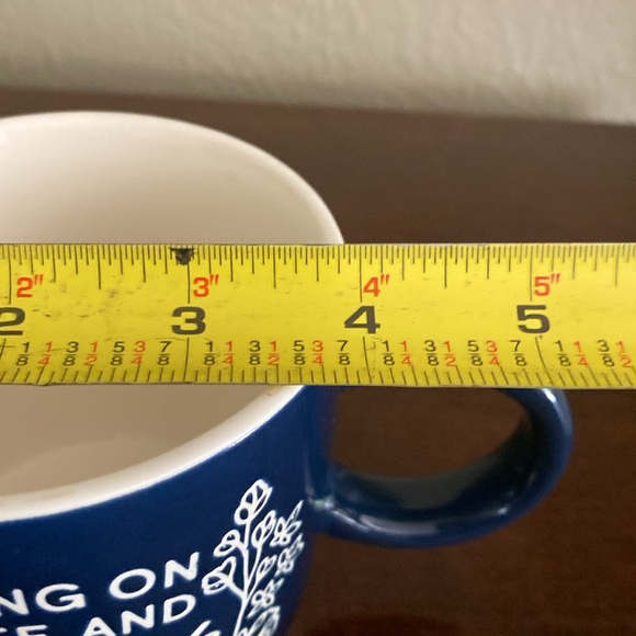 Hallmark, “Running on Coffee and Hallmark Channel “ 16oz  Black and White Mug - Picture 8 of 8